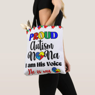 Bolso De Tela Orgulloso autismo Nana Shopping Tothbag