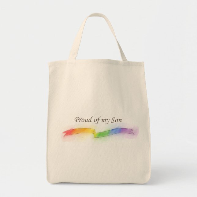 Bolso De Tela Orgulloso de mi hijo (Frente)