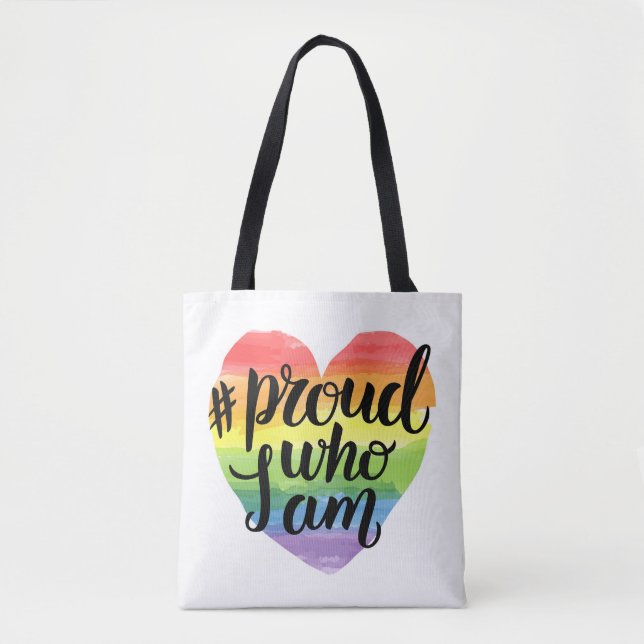Bolso De Tela Orgulloso De Quién Soy (Anverso)