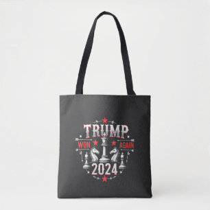 Bolso De Tela Orgulloso Maga Trump Ganó de nuevo 2025 Día de Ina