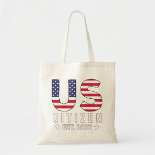 Bolso De Tela Orgullosos ciudadanos estadounidenses nueva ciudad