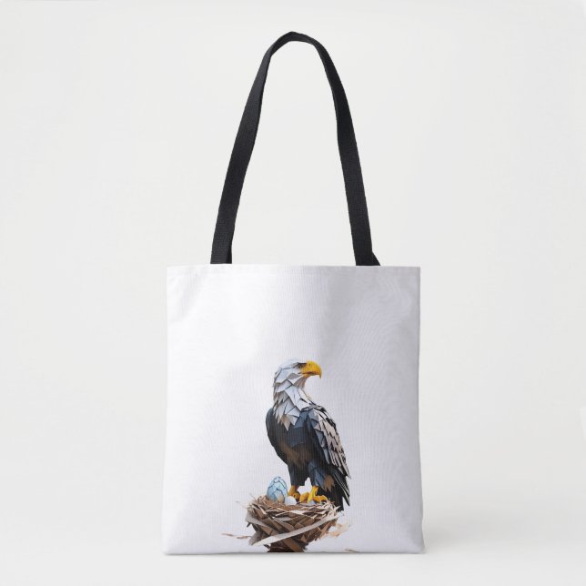 Bolso De Tela Origami American eagle  (Anverso)