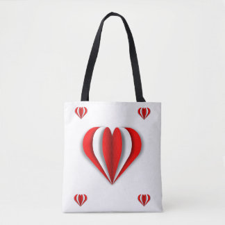 Bolso De Tela Origami de corazón
