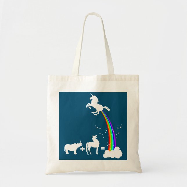 Bolso De Tela Origen del unicornio (Frente)
