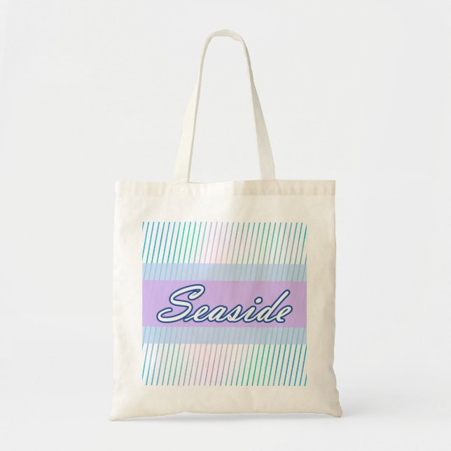 Bolso De Tela Orilla del mar (Frente)
