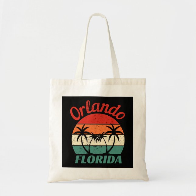 Bolso De Tela Orlando Florida (Frente)
