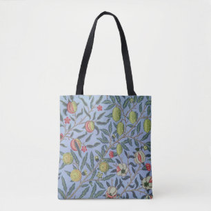 Bolso De Tela Ornamento azul granado William Morris Fruit