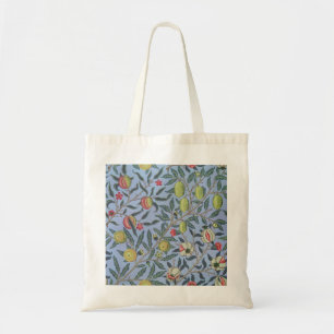 Bolso De Tela Ornamento azul granado William Morris Fruit
