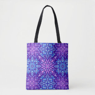 Bolso De Tela Ornamento de copos de nieve de cristal brillante