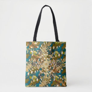 Bolso De Tela Ornamento decorativo de la cosecha árabe. Patrón d