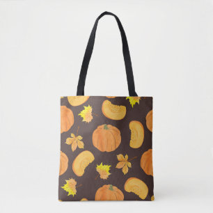Bolso De Tela Ornamento floral de unicornio: patrón sin foco
