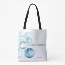 Ornamentos azules de Navidad