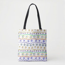 Bolso De Tela ornamentos de doodle