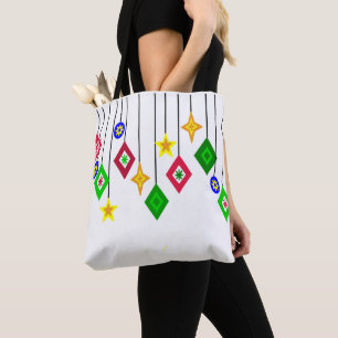 Bolso De Tela Ornamentos de Navidad