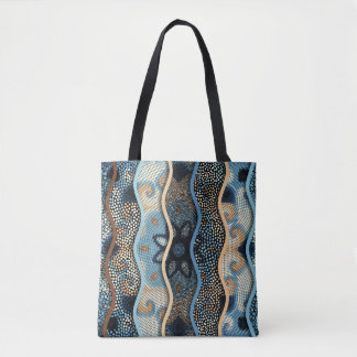 Bolso De Tela Ornar fondo de textura transparente. Ondas de soco