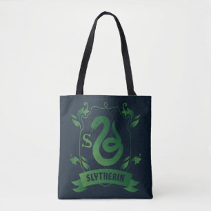 Bolso De Tela Ornate SLYTHERIN™ House Escudo