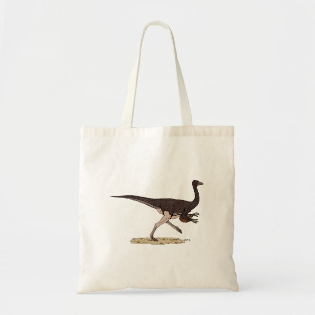 Bolso De Tela Ornithomimus cretácico (Frente)