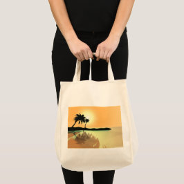 Bolso De Tela Oro de Isla