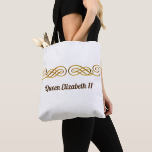 Bolso De Tela Oro de la Reina Isabel 11