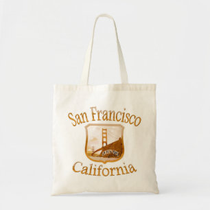 Bolso De Tela Oro de San Francisco California