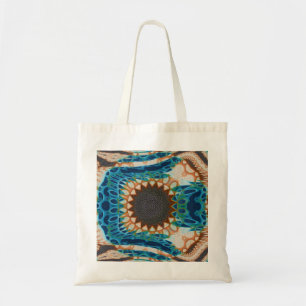 Bolso De Tela Oro turquesa Sol Southwestern Art