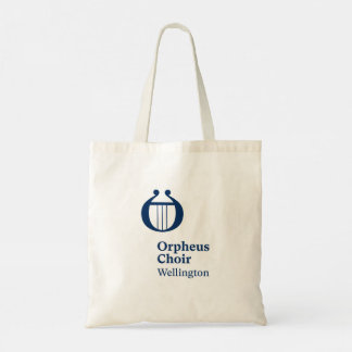 Bolso De Tela Orpheus Choir Wellington Tote Bags - logo azul