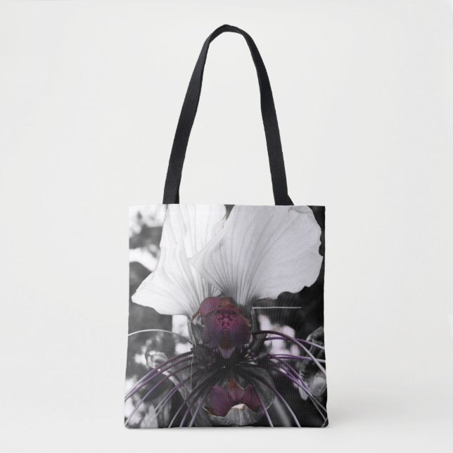 Bolso De Tela Orquídea (Anverso)
