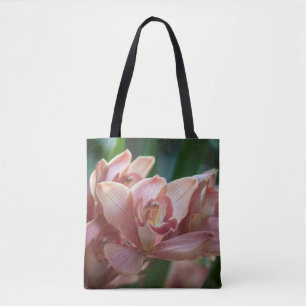 Bolso De Tela Orquídea de Té con Leche