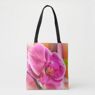 Bolso De Tela Orquídea difusa