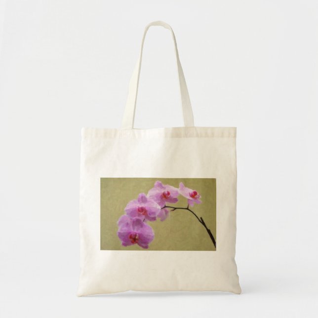 Bolso De Tela Orquídea Falaenopsis (Frente)