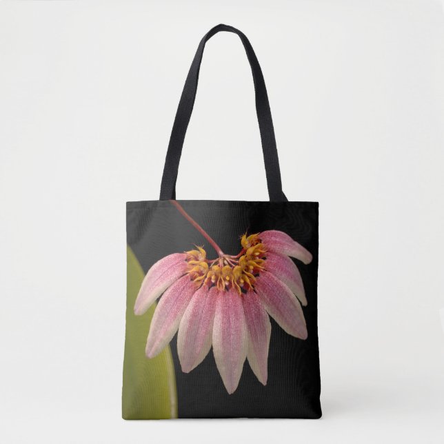 Bolso De Tela Orquídea rosa tropical (Anverso)