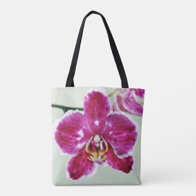 Bolso De Tela Orquídea rosada (Reverso)
