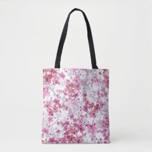 Bolso De Tela Orquídea: singular belleza roja.