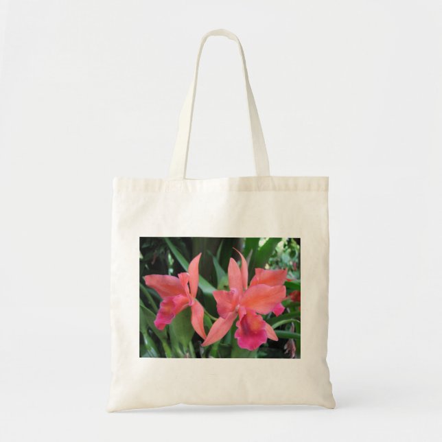 Bolso De Tela Orquídeas (Frente)