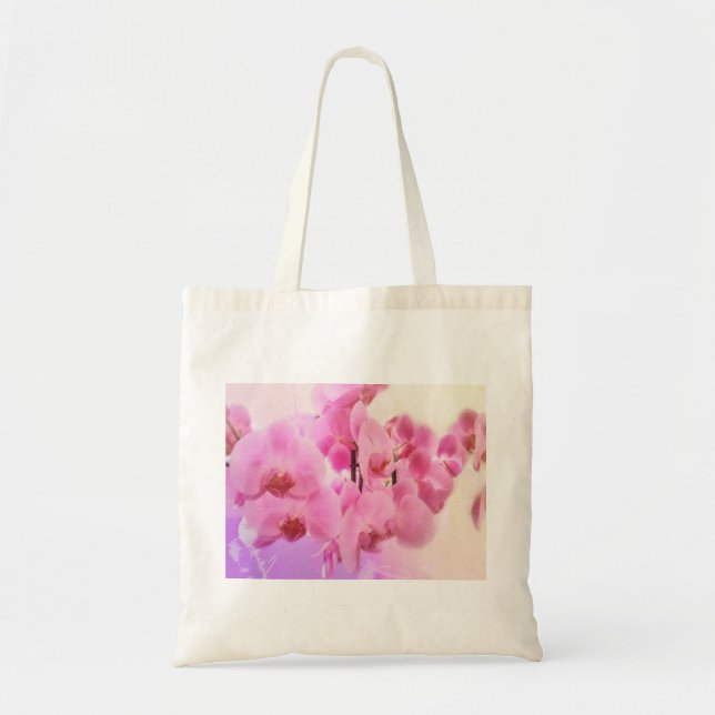 Bolso De Tela orquídeas (Frente)