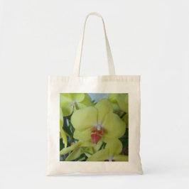 Bolso De Tela orquídeas amarillas
