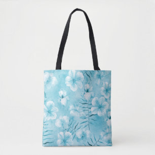 Bolso De Tela Orquídeas blancas acuáticas tropicales Hibiscus Fl