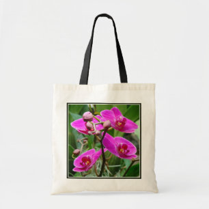 Bolso De Tela Orquídeas de las rosas fuertes