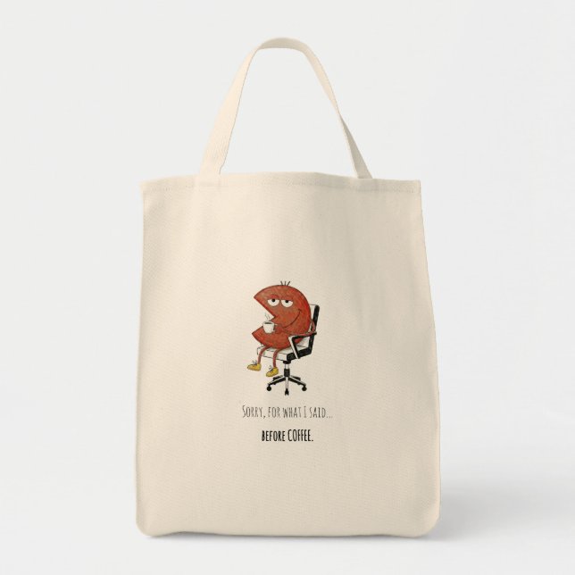 Bolso De Tela orry For What I Said Coffee Addict Canvas Tote (Frente)