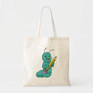 Bolso De Tela oruga con lápiz