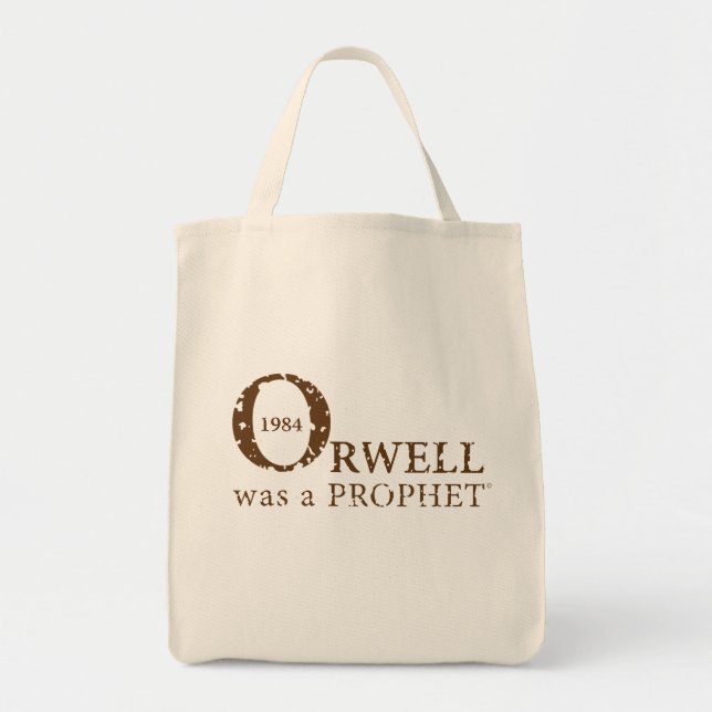 Bolso De Tela Orwell fue un PROFETA en 1984 (Frente)