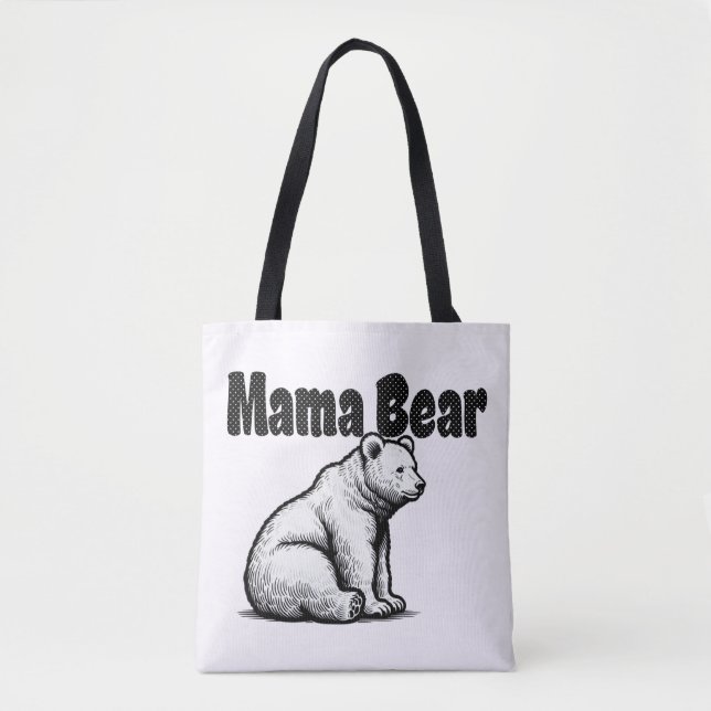 Bolso De Tela Osa Mamá  (Anverso)