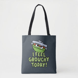 Bolso De Tela Oscar el Grouch Hoy Me Siento Grouchy.