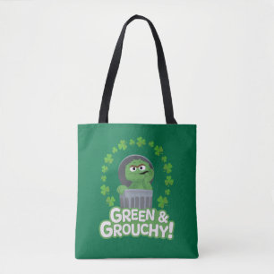 Bolso De Tela Oscar   ¡Verde y Grouchy!