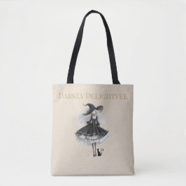 Bolso De Tela Oscuramente Delicioso – Edición Ligera Bruja & Gat