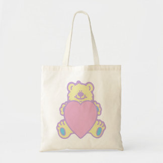 Bolso De Tela Osito de peluche adorable corazón de amor