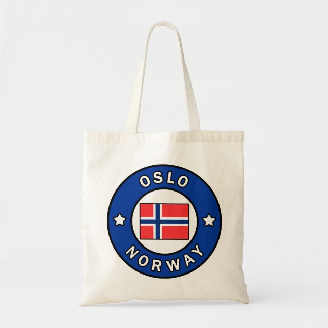 Bolso De Tela Oslo Noruega (Frente)