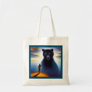 Bolso De Tela Oso animal espiritual 2