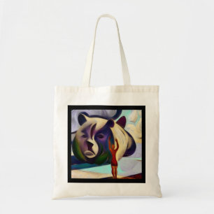 Bolso De Tela Oso animal espiritual 3