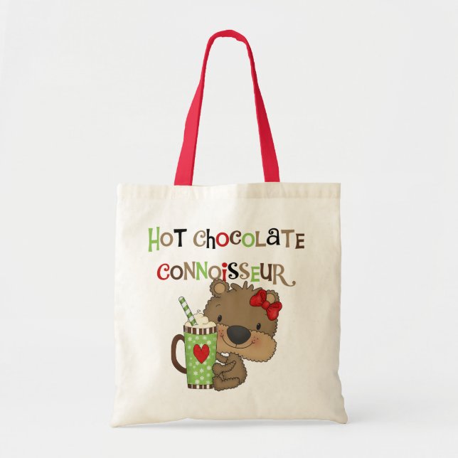 Bolso De Tela Oso caliente del chica de ChocolateConoisseur (Frente)